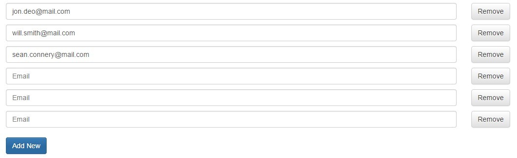 jQuery Repeatable List Item